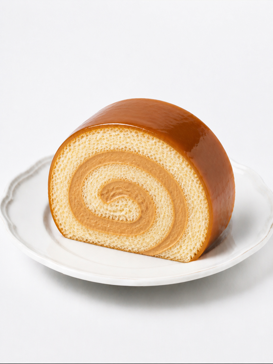 Karamel-Rollkuchen