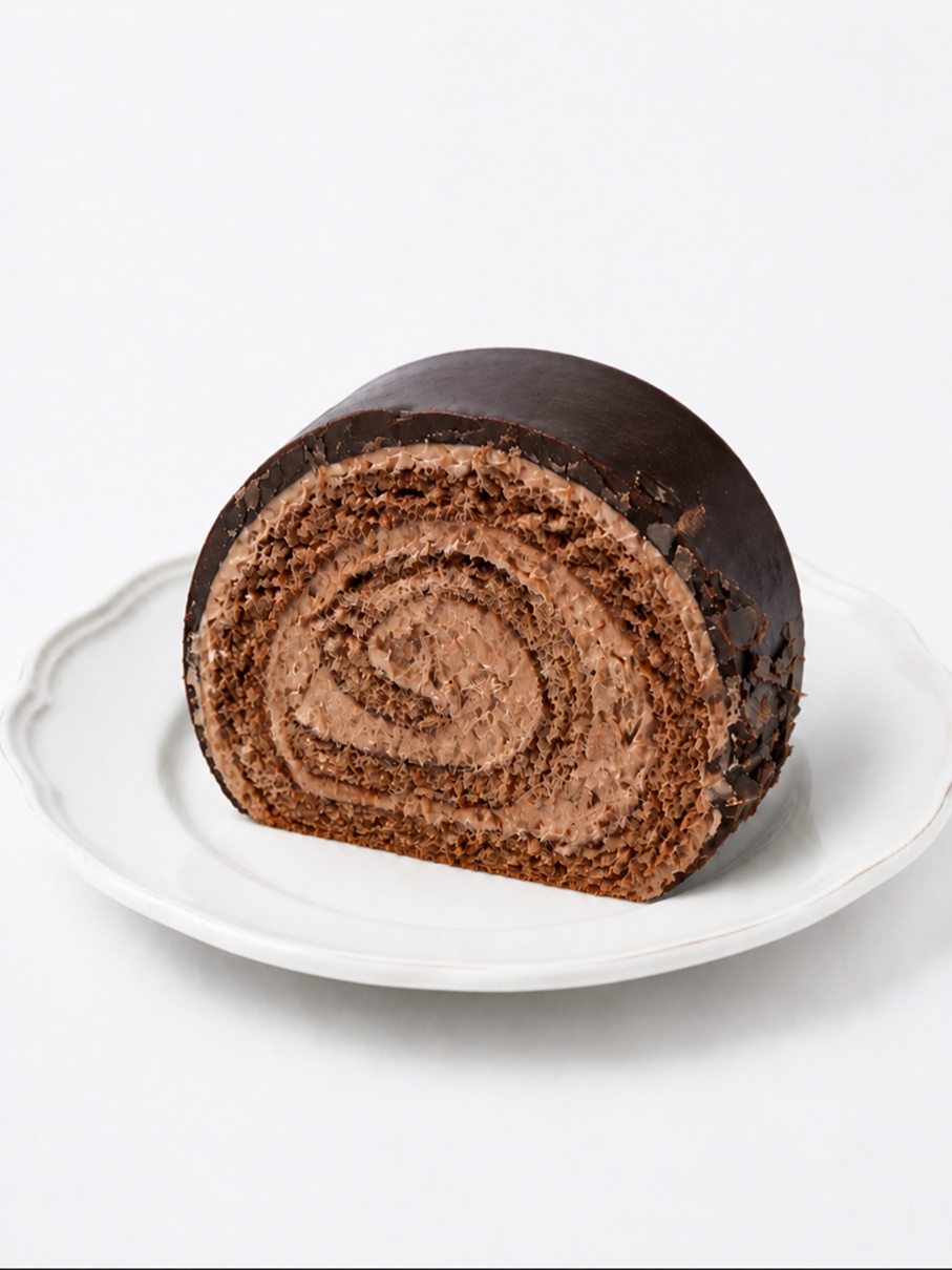 Schokoladen-Rollkuchen