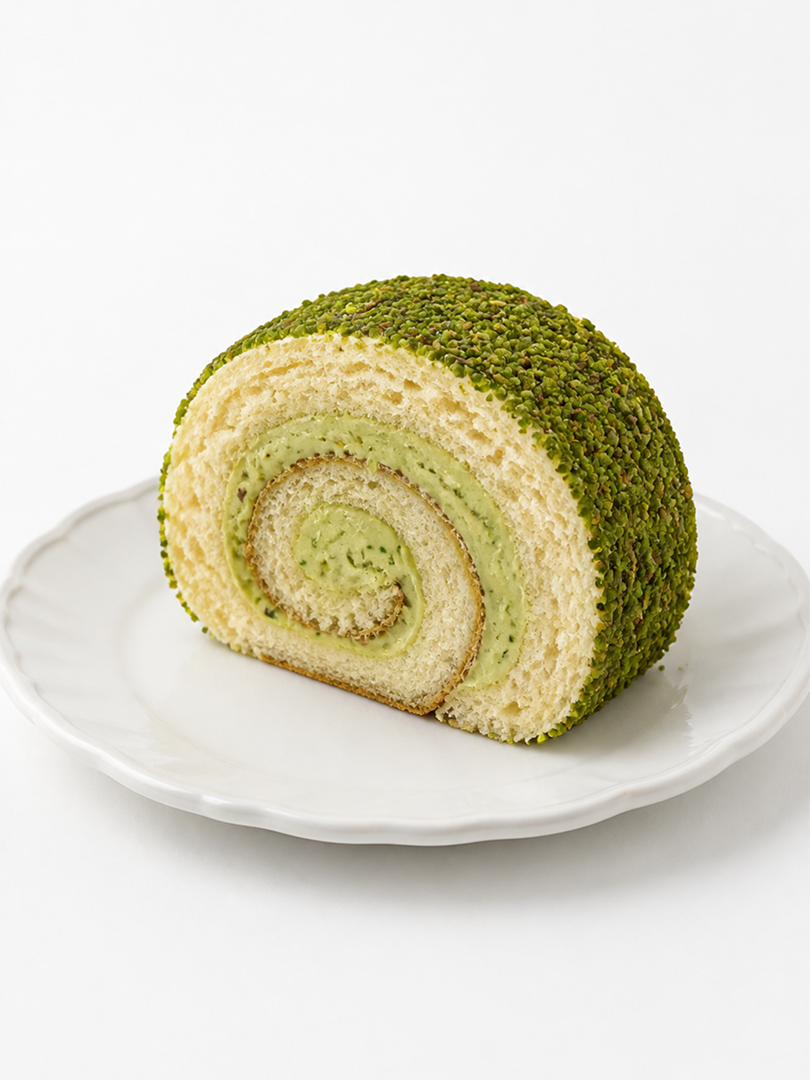 Pistazien-Rollkuchen